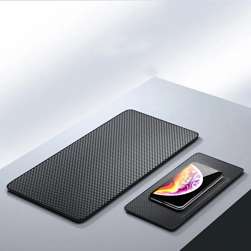 Large Car Dashboard Anti-Slip Mat 40x20cm – PVC Silicone Sticky Pad for Phone, Keys, Sunglasses & Small Items