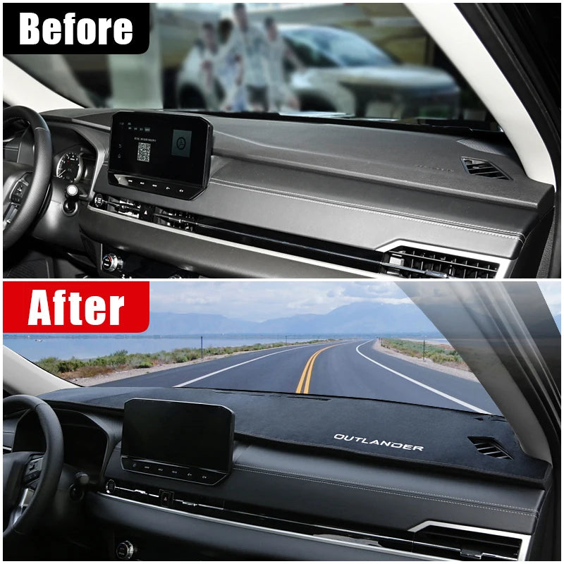 Dashboard Sun Shade Cover for Mitsubishi Outlander 4 (2022–2024) | Anti-UV Non-Slip Mat