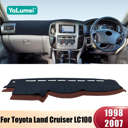 Dashboard Cover for Toyota Land Cruiser 100 LC100 1998–2007 – Anti-UV Sun Shade Mat, Non-Slip Carpet, Interior Protection Pad